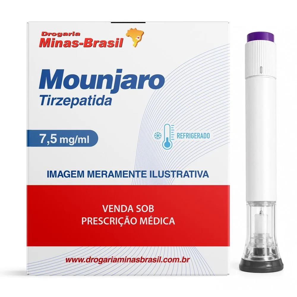Caixa e a caneta do Monjauro lado a lado.